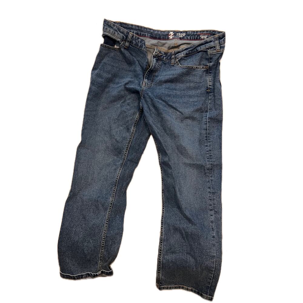 Izod Straight Fit Jeans Mens 38x30